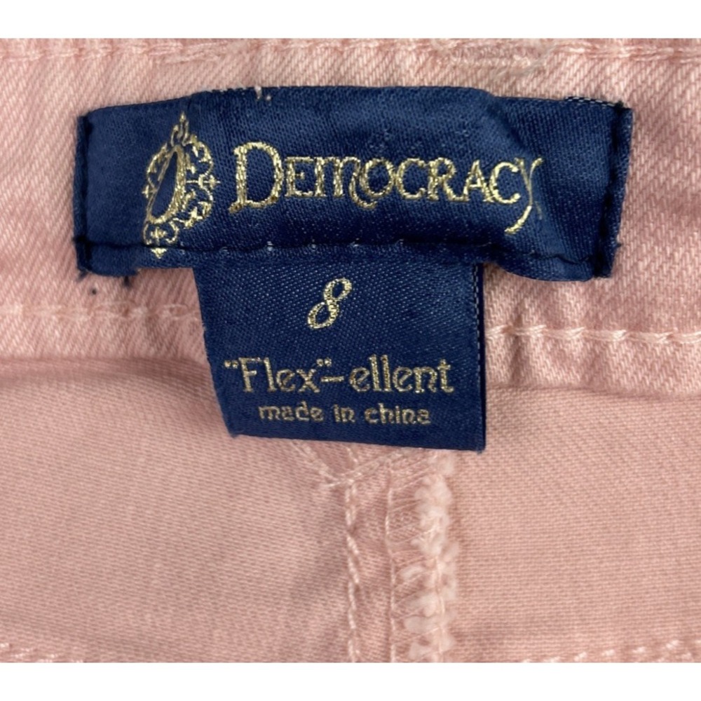 Democracy Women's Straight Leg Jeans - Light Pink - Picture 6 of 14
